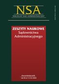 biznesowe, branżowe, gospodarka: Zeszyty Naukowe Sądownictwa Administracyjnego – e-wydanie – 3/2024