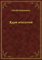 : Rzym wieczorem - ebook