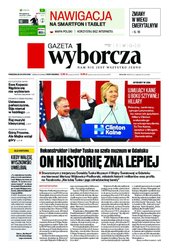 : Gazeta Wyborcza - Warszawa - e-wydanie – 172/2016