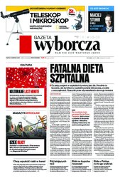 : Gazeta Wyborcza - Warszawa - e-wydanie – 199/2016