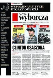: Gazeta Wyborcza - Warszawa - e-wydanie – 255/2016