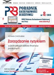 : Poradnik Rachunkowości Budżetowej - e-wydanie – 8/2016