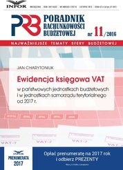 : Poradnik Rachunkowości Budżetowej - e-wydanie – 11/2016