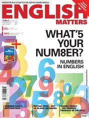 : English Matters - e-wydanie – lipiec/sierpień 2017