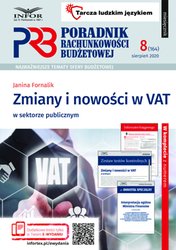 : Poradnik Rachunkowości Budżetowej - e-wydanie – 8/2020