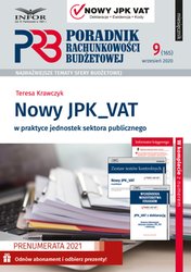 : Poradnik Rachunkowości Budżetowej - e-wydanie – 9/2020