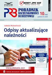: Poradnik Rachunkowości Budżetowej - e-wydanie – 10/2020