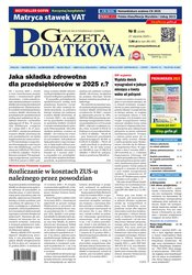 : Gazeta Podatkowa - e-wydanie – 8/2025