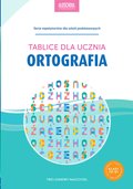 Naukowe i akademickie: Ortografia. Tablice dla ucznia. eBook - ebook