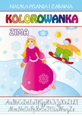 Kolorowanka. Zima. Nauka Pisania i Zabawa - ebook