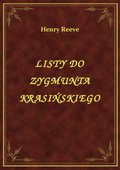 ebooki: Listy Do Zygmunta Krasińskiego - ebook