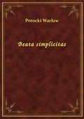 ebooki: Beata simplicitas - ebook