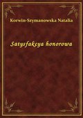 Satysfakcya honorowa - ebook