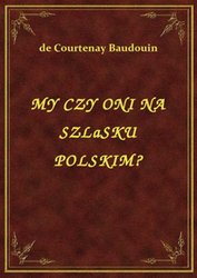 : My Czy Oni Na Szlasku Polskim? - ebook