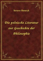 : Die polnische Literatur zur Geschichte der Philosophie - ebook