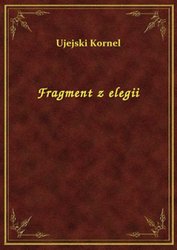 : Fragment z elegii - ebook