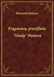 : Fragmenty przekładu "Iliady" Homera - ebook