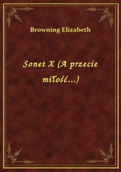 : Sonet X (A przecie miłość...) - ebook