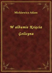 : W albumie Księcia Golicyna - ebook