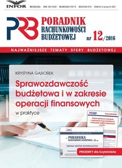 : Poradnik Rachunkowości Budżetowej - e-wydanie – 12/2016