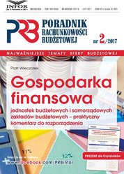 : Poradnik Rachunkowości Budżetowej - e-wydanie – 2/2017