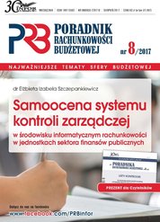 : Poradnik Rachunkowości Budżetowej - e-wydanie – 8/2017