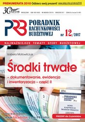 : Poradnik Rachunkowości Budżetowej - e-wydanie – 12/2017