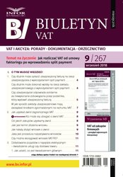: Biuletyn VAT - e-wydanie – 9/2018