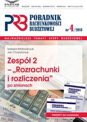 : Poradnik Rachunkowości Budżetowej - e-wydanie – 4/2018