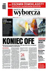 : Gazeta Wyborcza - Warszawa - e-wydanie – 90/2019