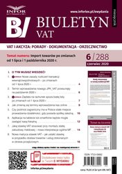 : Biuletyn VAT - e-wydanie – 6/2020