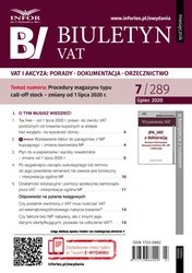 : Biuletyn VAT - e-wydanie – 7/2020