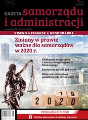 : Gazeta Samorządu i Administracji - e-wydanie – 1/2020